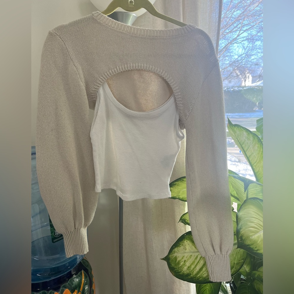 ZARA two piece top